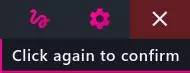 Red Stop Presentation Button